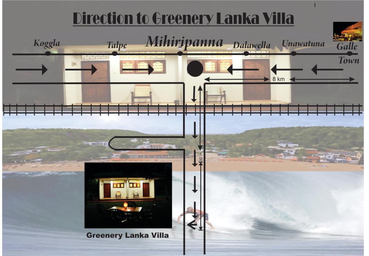 Greenery Lanka Villa Unawatuna Exteriér fotografie